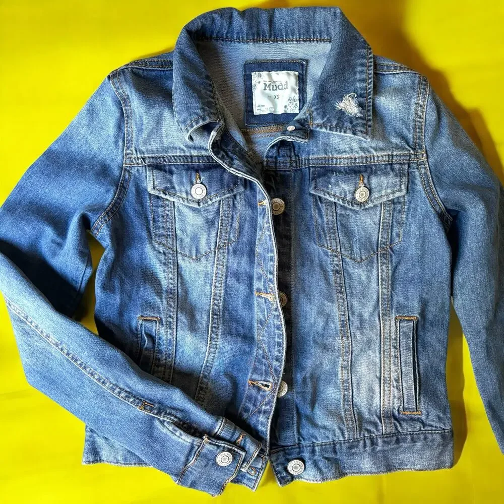 Kids Custom Grateful Dead Patch Denim Jacket